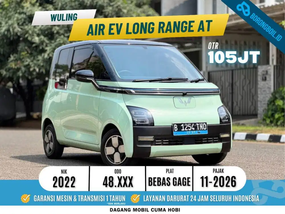 [ SIAP PAKAI ] Wuling Air EV Long Range 2022 Hijau