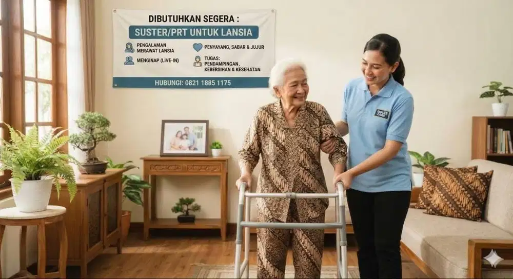 Dicari PRT/Suster untuk Lansia