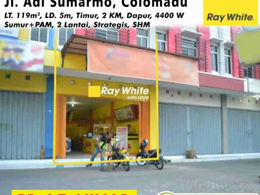 ruko colomadu strategis dekat pintu tol