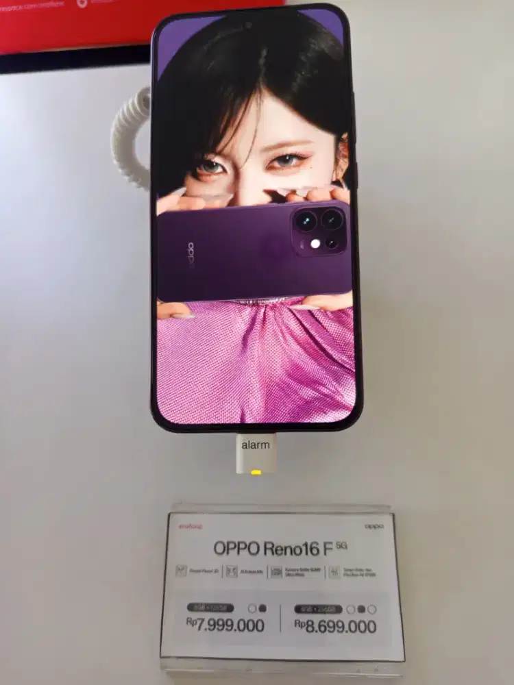 OPPO Reno16 F 5G 8/256GB AMOLED 120Hz Kamera 50MP Baterai 7000mAh