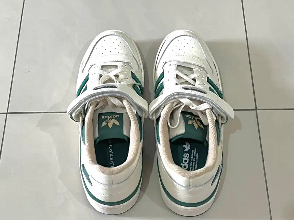 Adidas Original Forum Low Cloud White Green