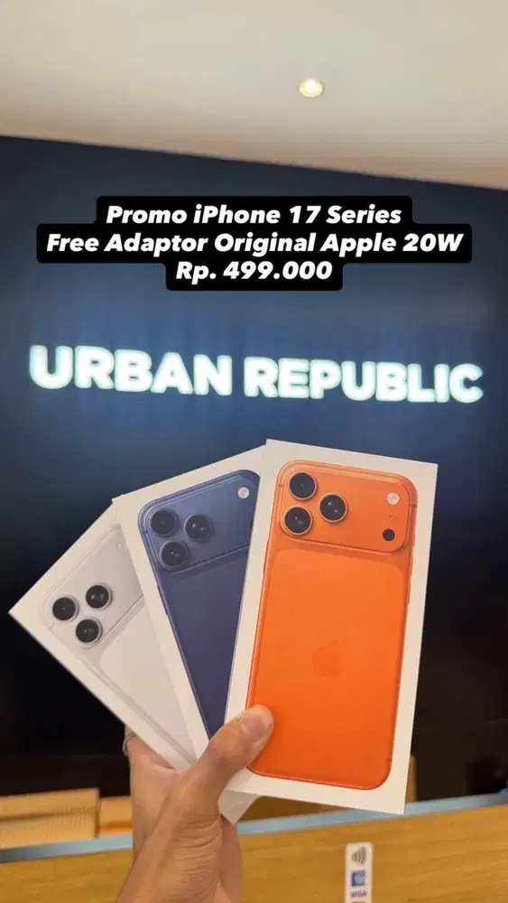 Promo 17 Pro Series Free Adptor Orginal Apple