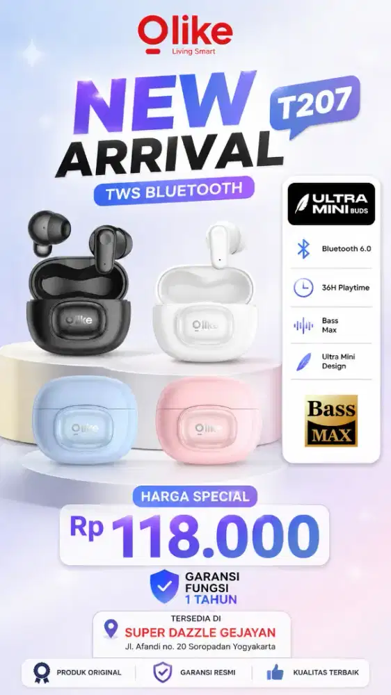 Tws bluetooth Olike T207