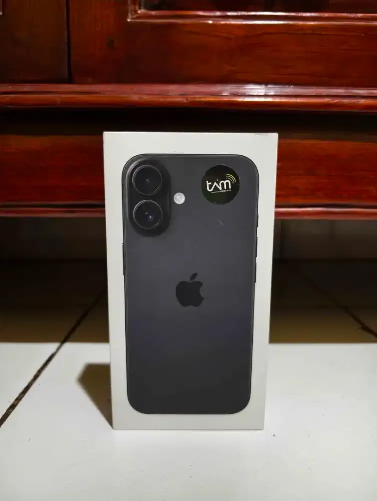 IPHONE 16 128GB SEGEL READY BLACK GARANSI RESMI