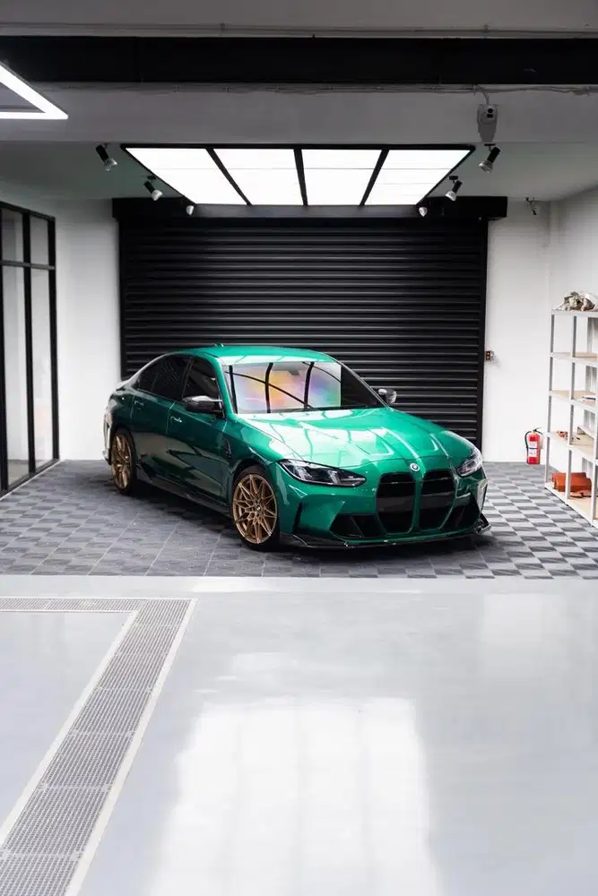 BMW 320i (G20) Upgraded to Full G80 M3 Look — Isle of Man Green