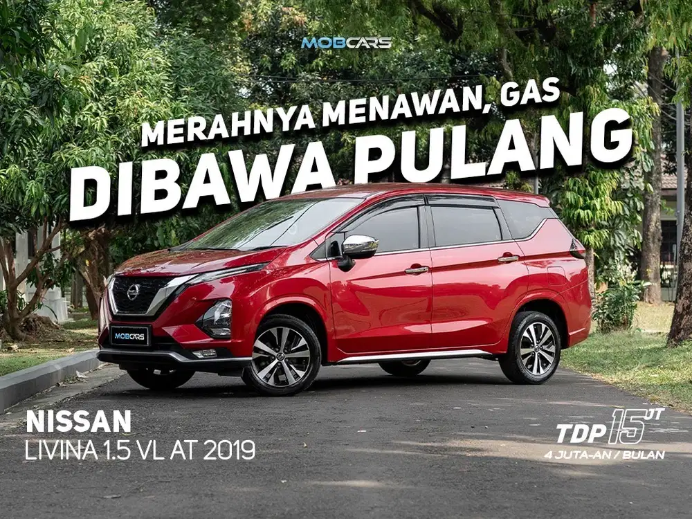 FREE SMART TV 32 INCH LIVINA VL 1.5 AT 2019 MERAH