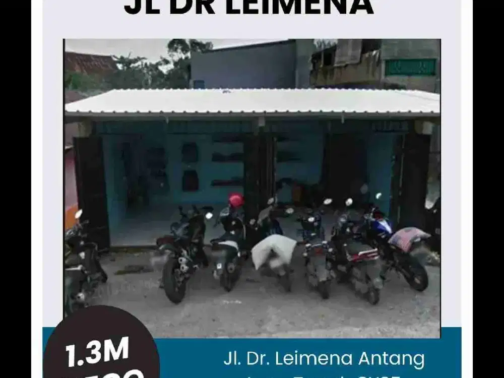 Tanah Poros Dr Leimena Antang
Luas Tanah 8X25
ada Toko di Atasnya 7X4
Rp. 1,3 M