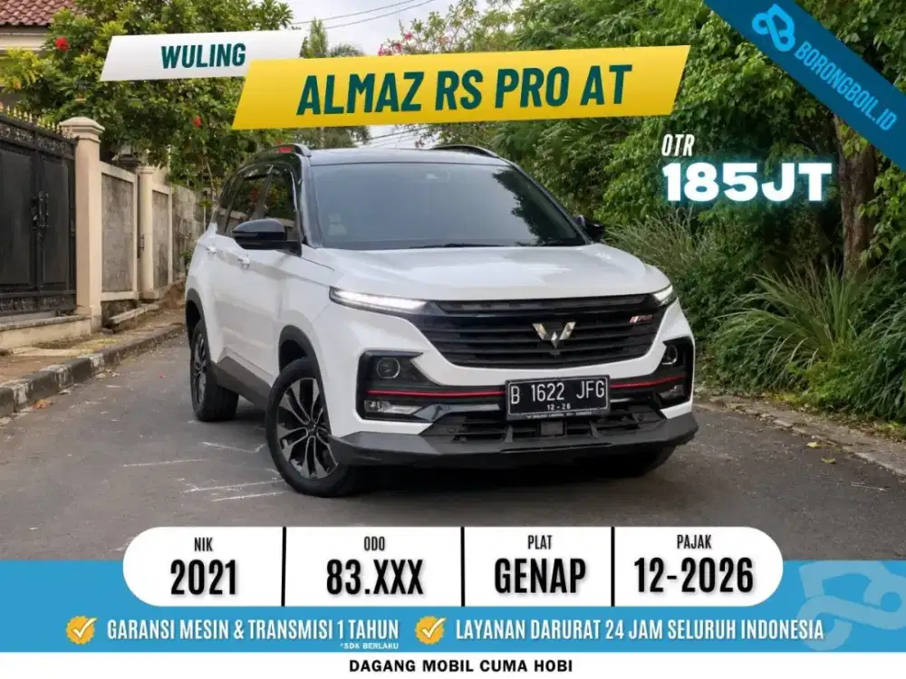 [TERMURAH] Wuling Almaz 1.5 Rs Pro 2021