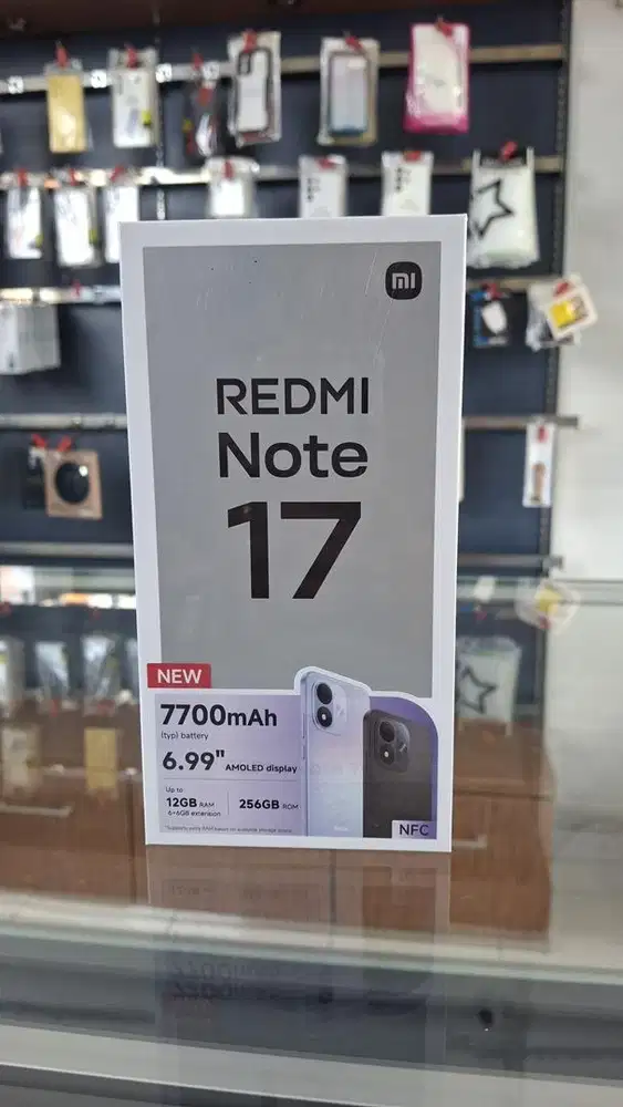 msi READY TGL 16 Redmi note 17 Ram 6/256gb baru garansi resmi nasional
