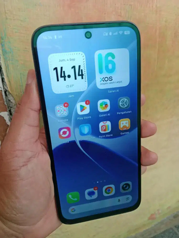 Infinix hot 70 NFC ram 8+8/128gb fullset baru 3 hari mulus garansi