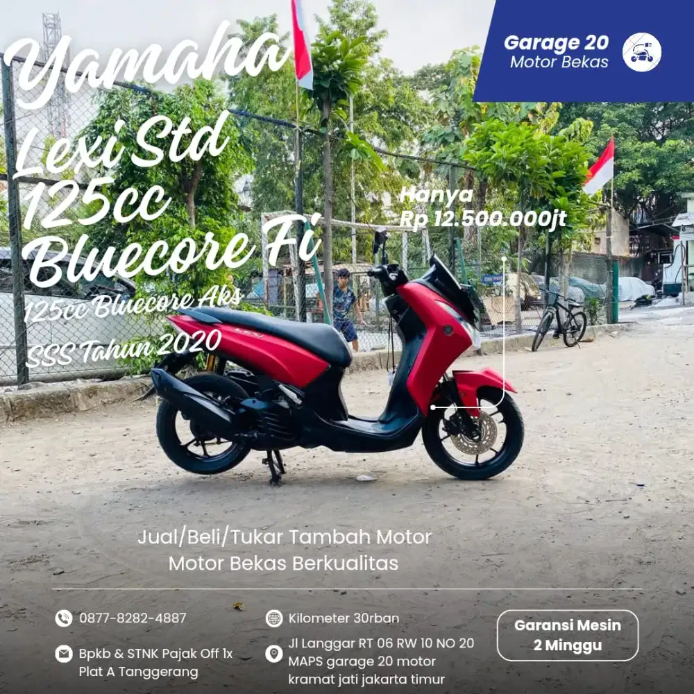 Yamaha Lexi Std 125cc Bluecore Aks SSS Tahun 2020