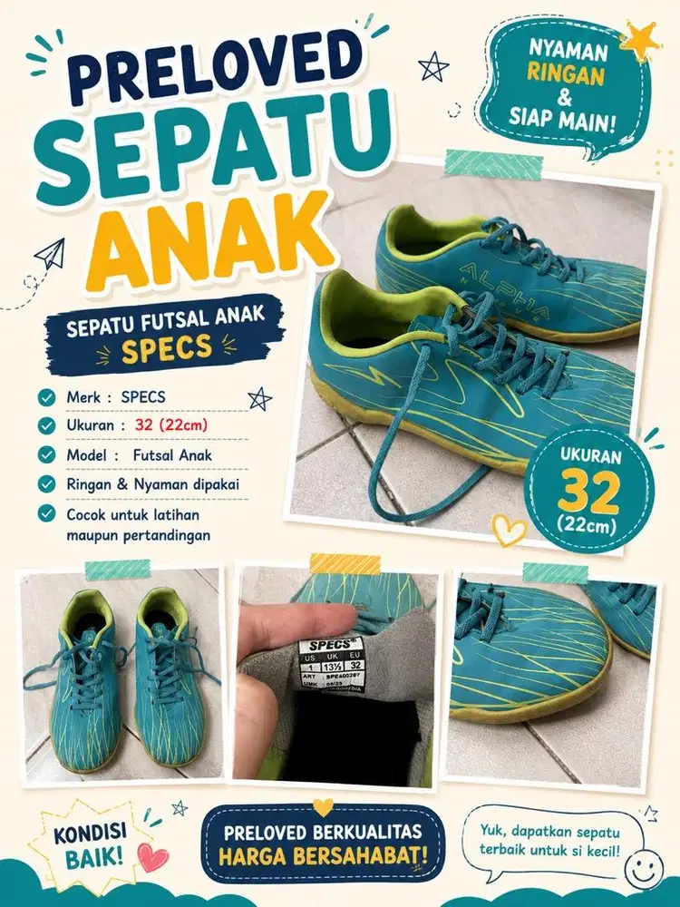 Sepatu Bola Anak