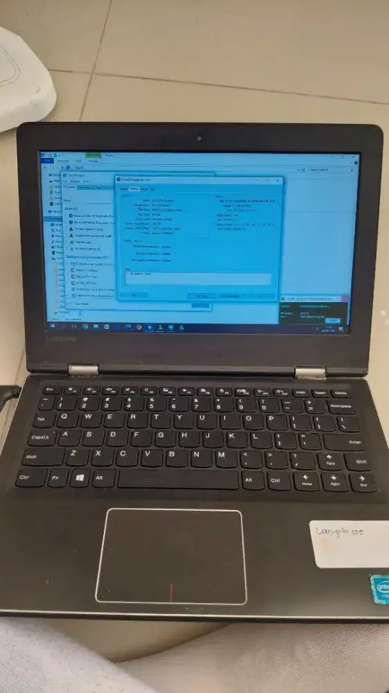 Laptop lenovo 310s nyala, bisa dipakai