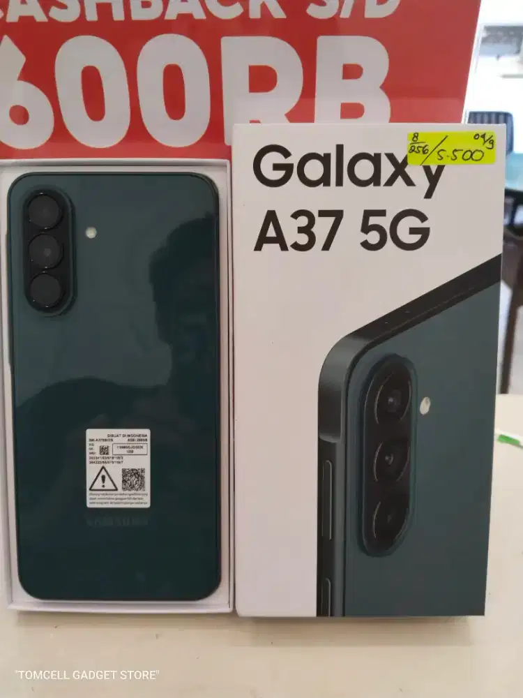 Samsung a37 5G 8/256, second, lengkap, normal, mulus seperti baru
