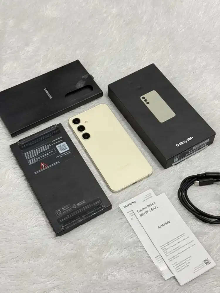 Samsung S24 Plus 12/256GB Resmi SEIN Fullset Original - Amber Yellow