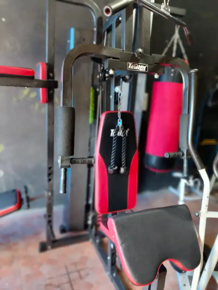 Home gym 3 sisi + samsak. Alat olahraga fitnes gym