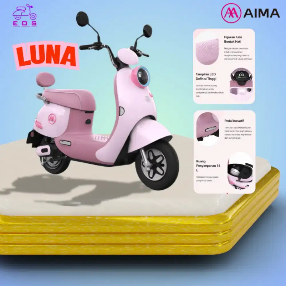 Promo SEPEDA LISTRIK AIMA LUNA