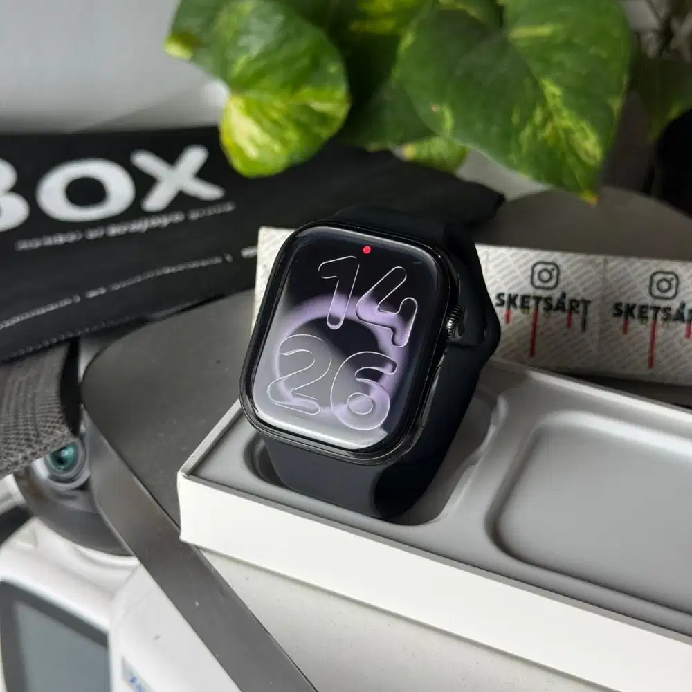Apple Watch Series 10 46mm Jet Black iBox iwatch Battery Health 96%