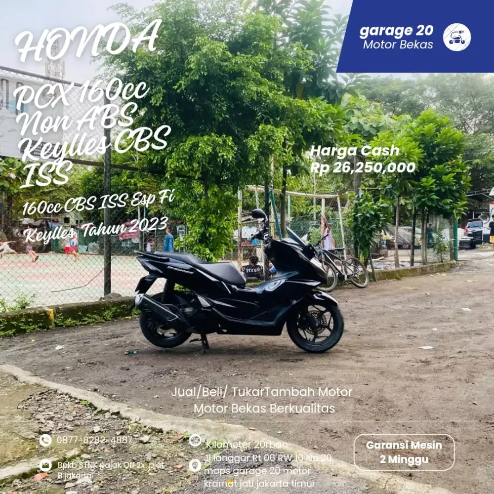 Honda PCX 160cc CBS ISS Esp Fi Keylles Tahun 2023
