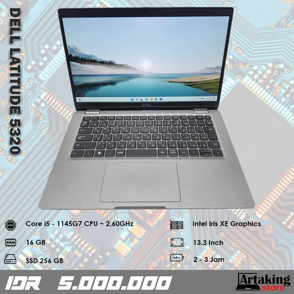 Dell Latitude 5320 - Core i5 - Gen 11 th - Ram 16 GB - SSD 256 GB