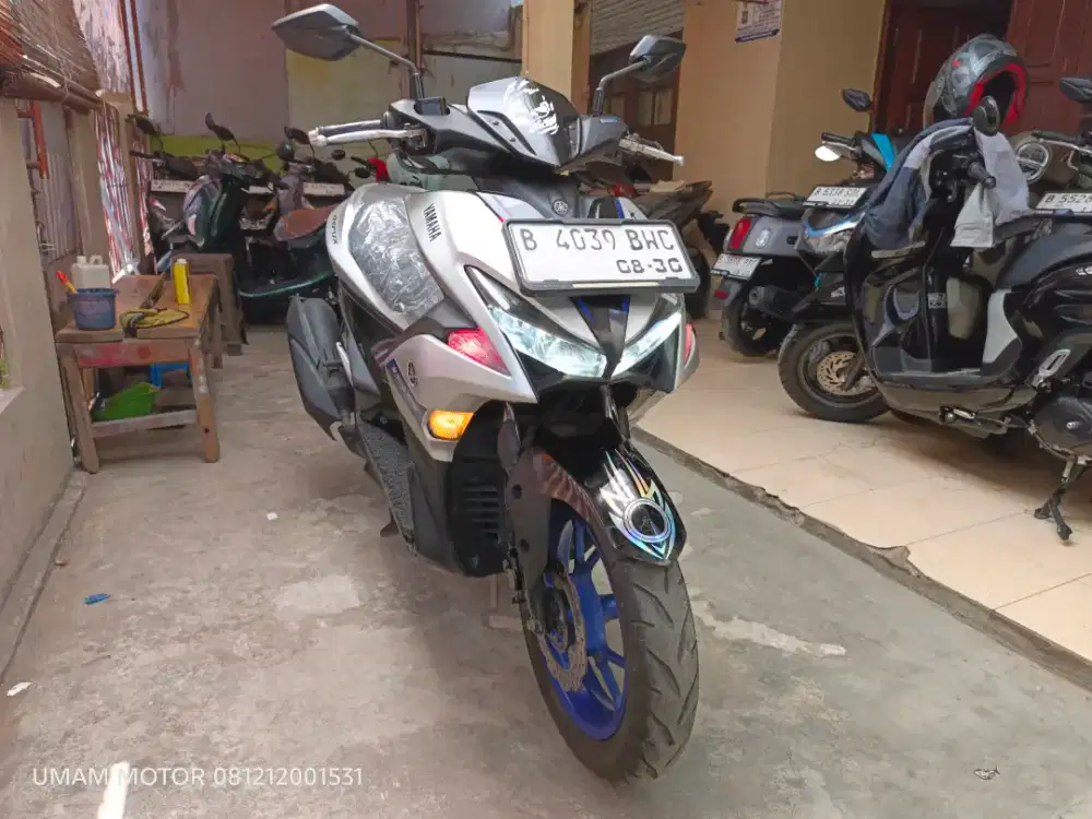 PJK 8/27 YAMAHA AEROX R 2019 KM 30K BS TT 2018 DI CILEDUG HRGA PAS ORI