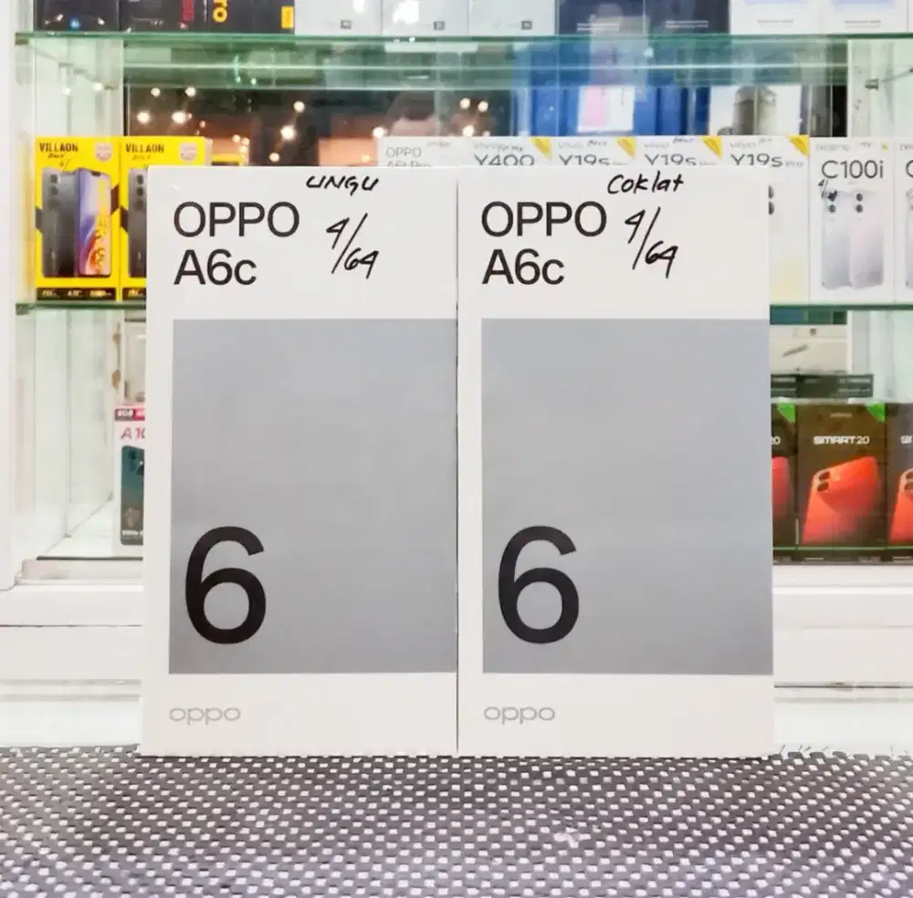 BARU..OPPO A6C RAM 4+4/64 SEGEL/GARANSI RESMI.