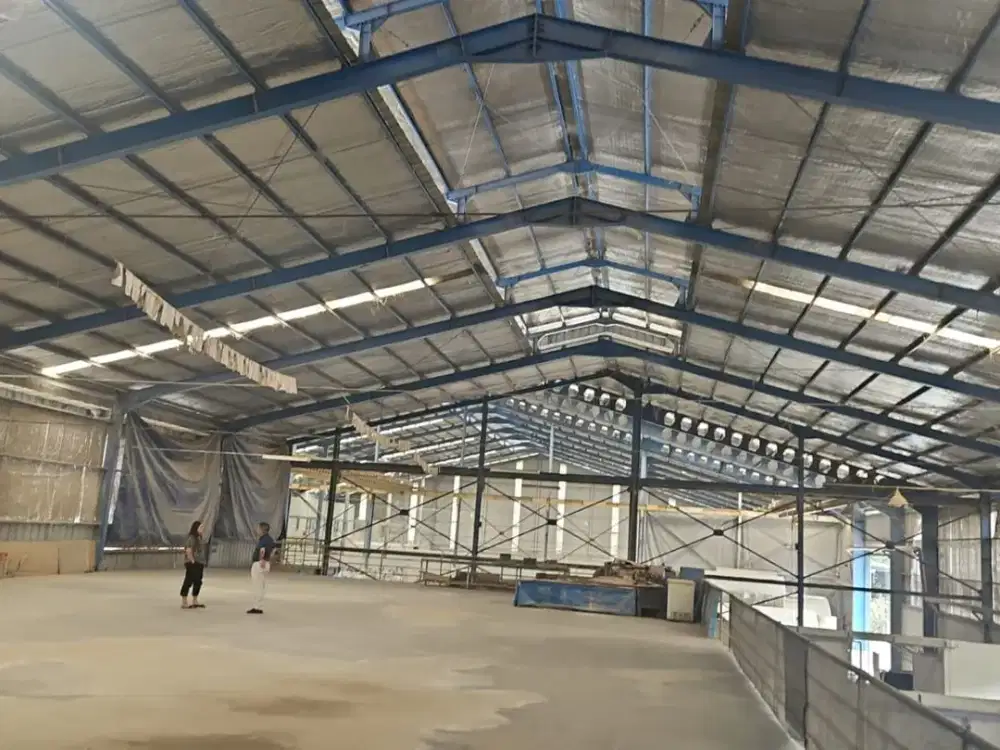 ABRIK & GUDANG IZIN INDUSTRI luas  1.3Ha dgn Crain di Narogong km 16  Ciketing Bekasi   Pabrik industri yang masih beroperasi dengan baik dan siap dig