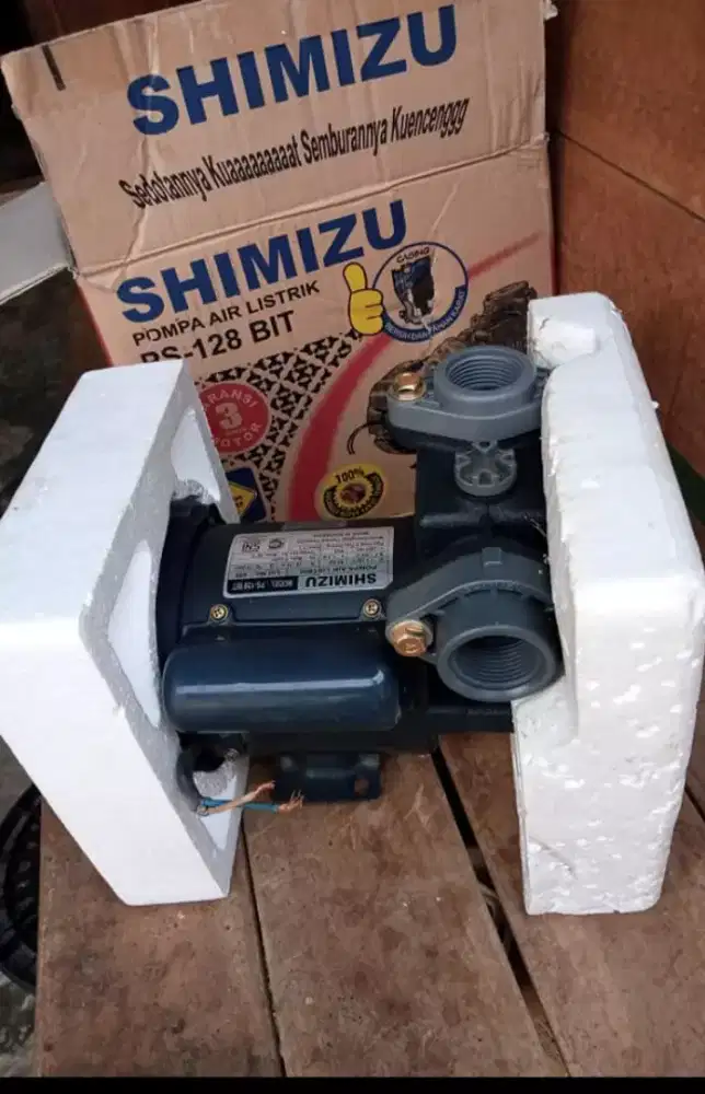 Di Cari / Di Beli Pompa Air Shimizu Kondisi normal istimewa Like new