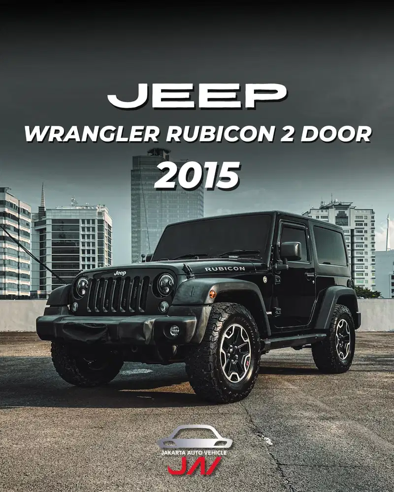 JEEP WRANGLER RUBICON 2 DOOR 3.0 2015 / LOW ODO / LIKE NEW