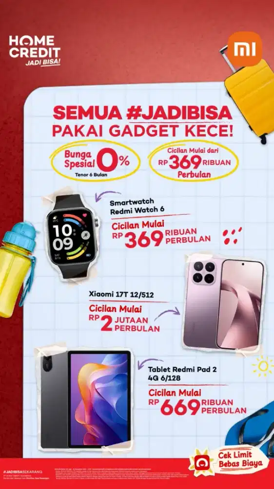 Kredit Xiaomi 7T Tanpa Kartu Kredit