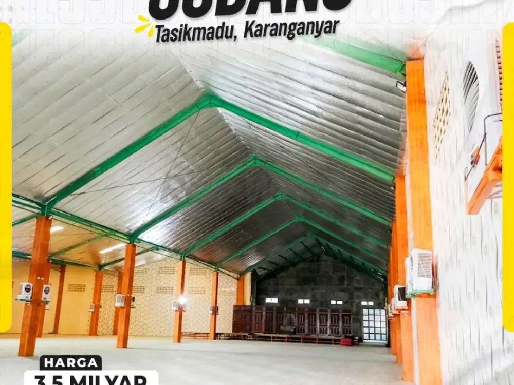 Gudang Di Tasikmadu Karanganyar Akses Kontainer Cocok Untuk Logistik