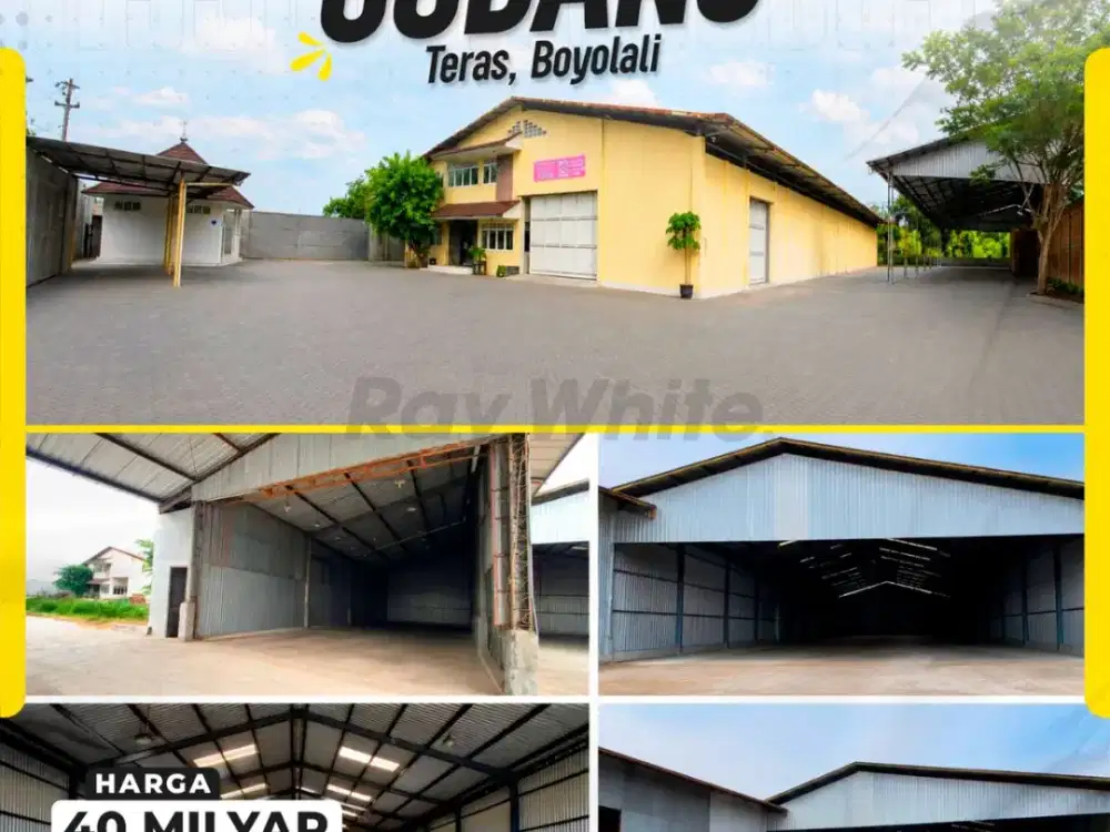 Gudang 1 Hektar Di Teras Boyolali Zona Industri Akses Kontainer Dekat Tol