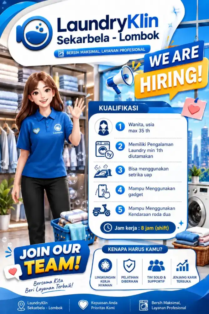 LOKER CREW LK SEKARBELA - LOMBOK