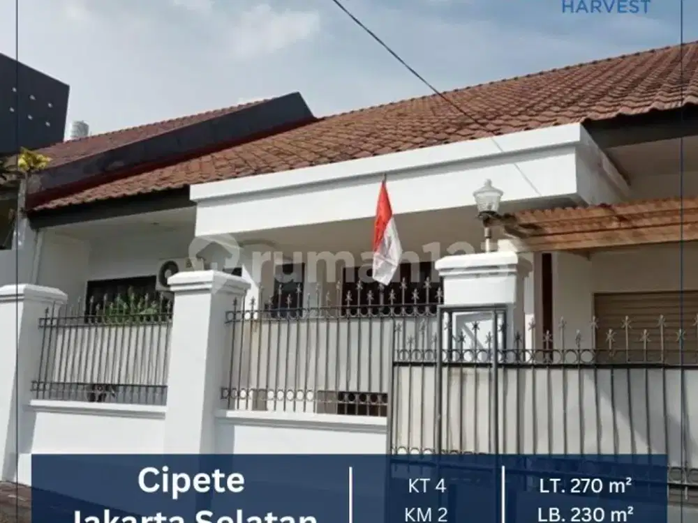 Dijual Cepat Sangat Murah Rumah Siap Huni di Cipete