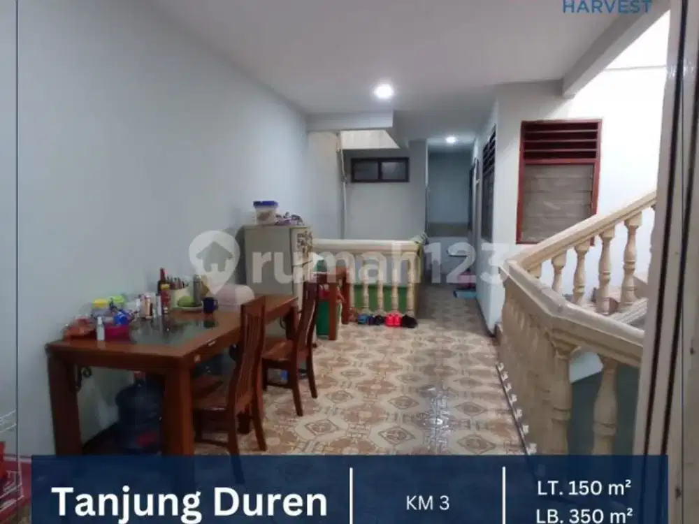 Dijual Cepat Ruko Luas Tanah 150 m² Di Tanjung Duren