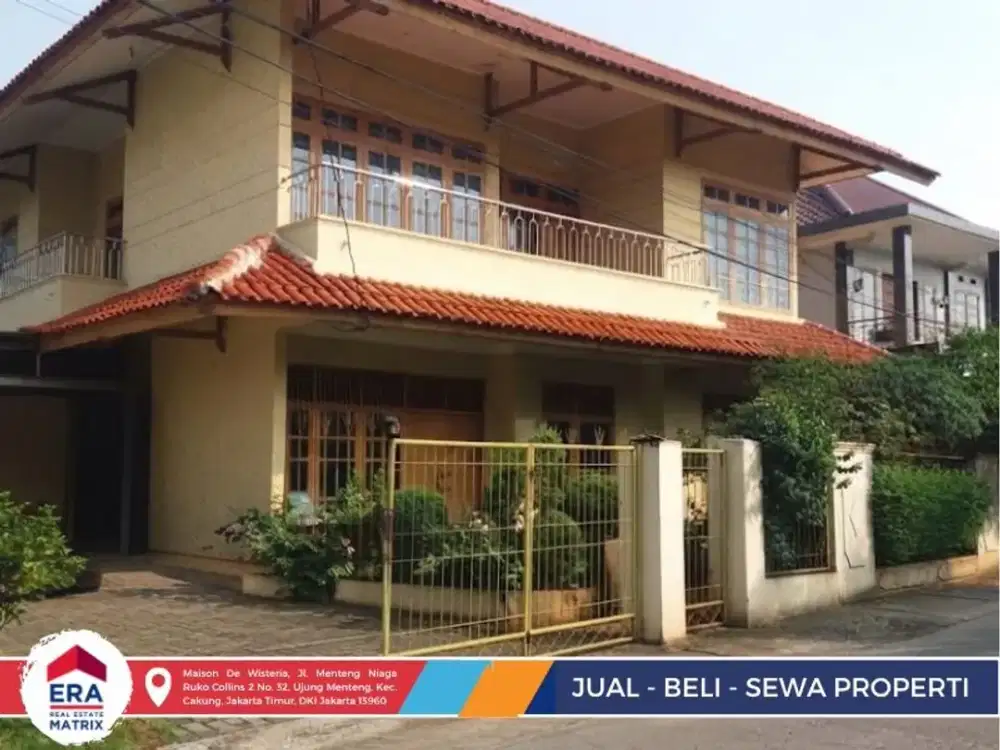 Jual Rumah Luas Bambu Apus LT 666 m² LB 784 m², 6+1 KT, 4+1 KM, Dapur Terpisah, Harga 7 M Nego