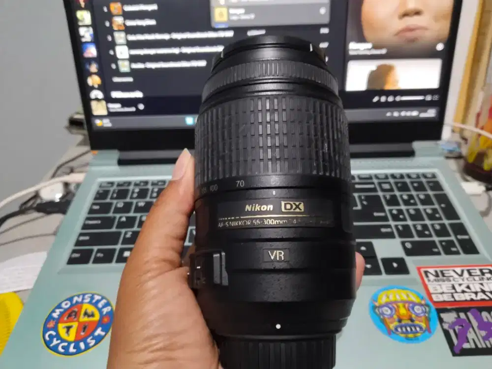 Lensa telle nikon afs 55-300 vr