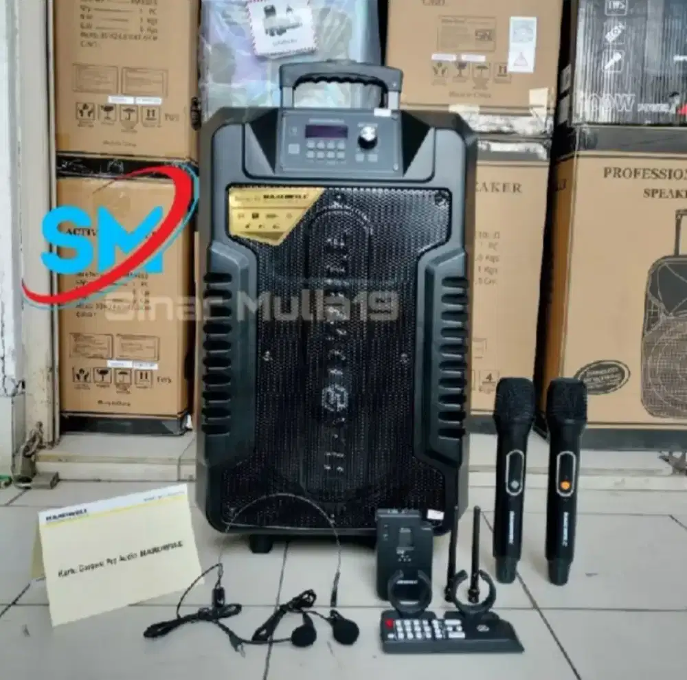 Speaker portable 12 inch bluetooth Hardwell turbovoice 12pro
