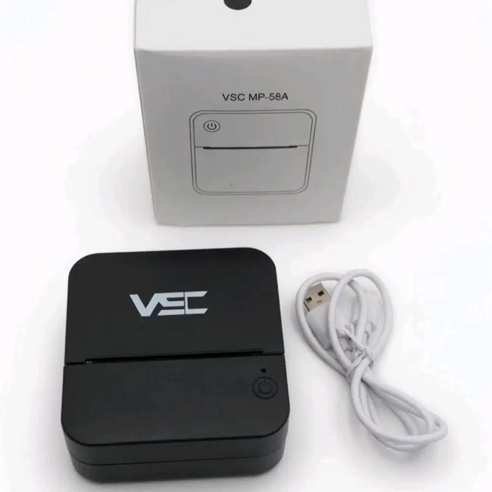 PRINTER BLUETOOTH THERMAL 58mm VSC 58A 1500mah - Hitam