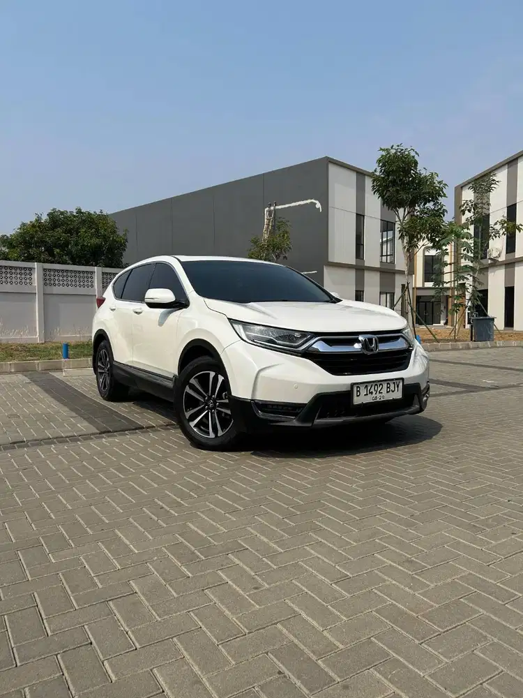 TDP 35jt Honda CR-V 1.5 Prestige Turbo AT 2019 Putih Kondisi Istimewa