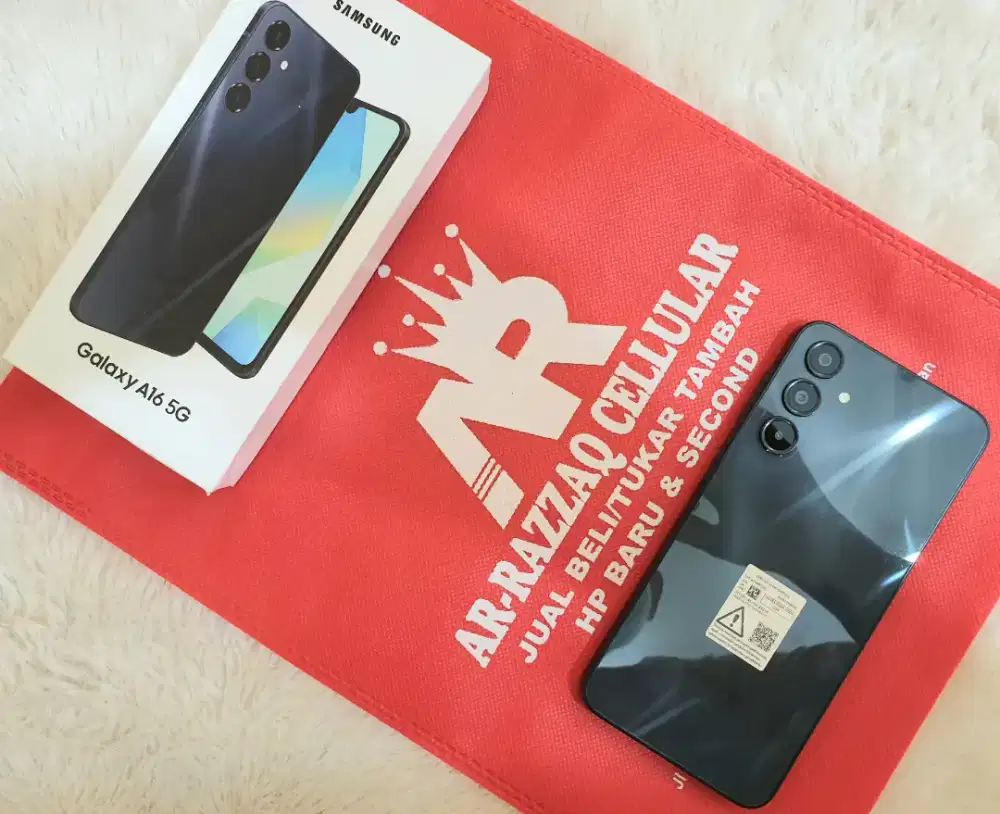 Samsung A16 5G 8/256 Baterai 5000 mah
FREE KEPALA CHARGER 25 W