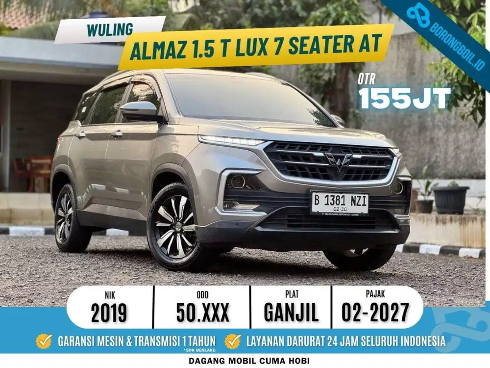 TERMURAH!!ALMAZ T LUX 7 SEATER AT 2019 SIAP PAKAI