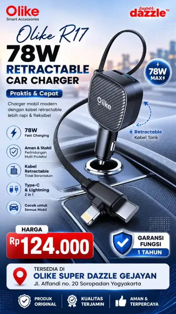 Saver car charger Olike R17 fast