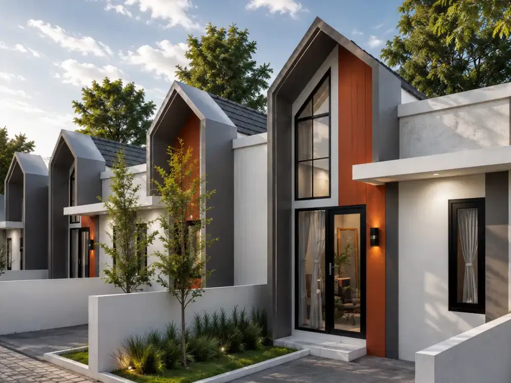 Rumah Scandinavian lokasi dekat tempat wisata bersejarah, SHM READY SIAP KPR