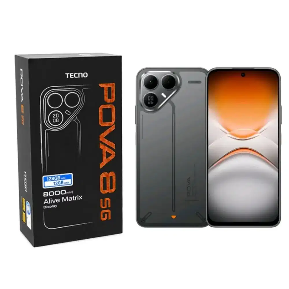 POVA 8 PRO 5G 8+8/256GB GARANSI NEW SEGELBOX