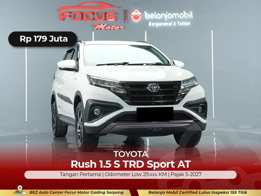 [ LOW KM 29RB ] Toyota Rush 1.5 S TRD Sport AT 2018/2019/2020