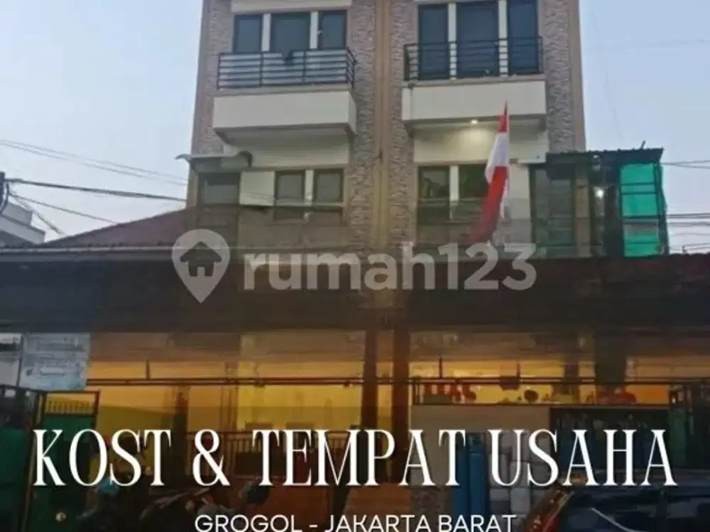 Dijual Murah Rumah Kost dan Tempat Usaha di Grogol Jakarta Barat