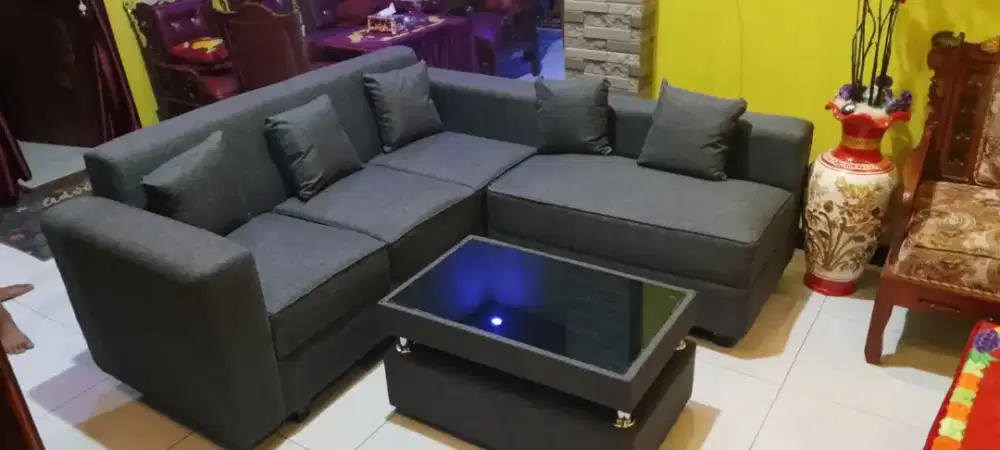 Sofa L minimalis murah