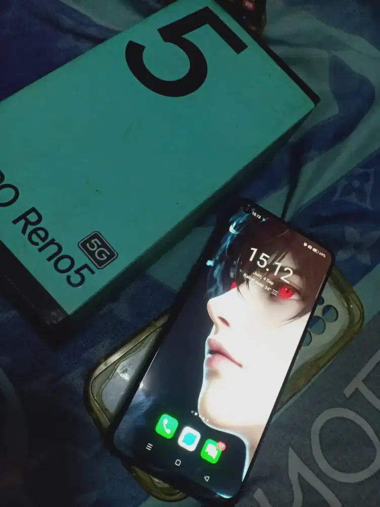 Hp oppo reno 5 5g masih mulus pemakean cewe