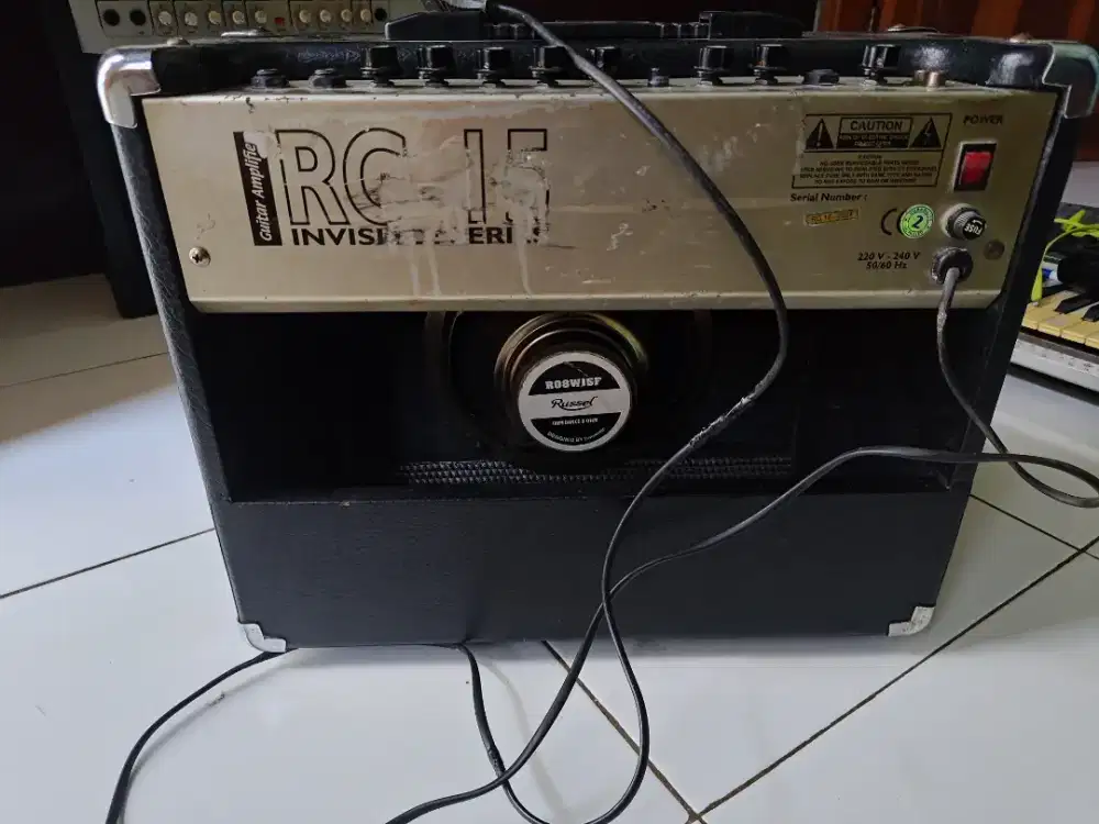 Amplifier Russel RG15 orian siap pakai tt/bt gitar masuk